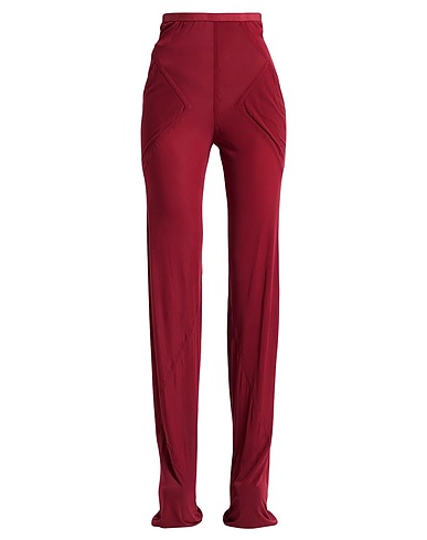 RICK OWENS Pantalone Bordeaux 96% Cupro, 4% Elastan
