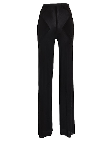 RICK OWENS Casual trouser Black 96% Cupro, 4% Elastane