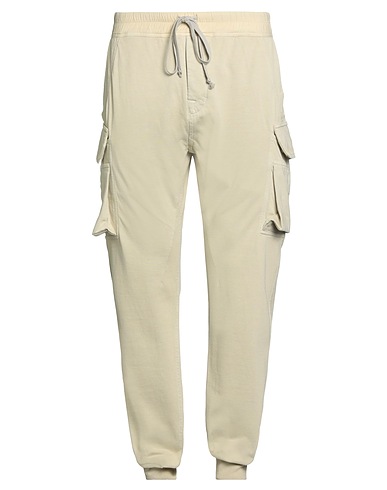 DRKSHDW by RICK OWENS BOTTOMWEAR Beige 100% Cotton, Elastane