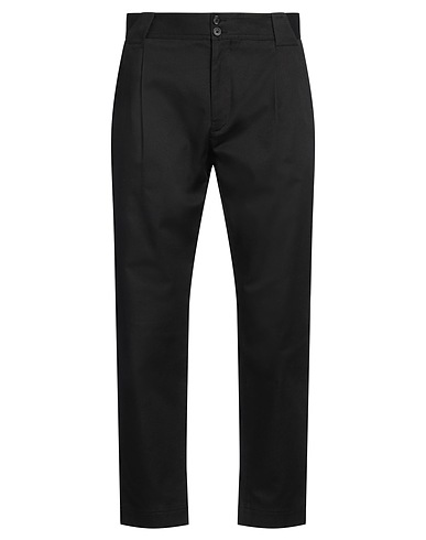 DOLCE&GABBANA Casual pants Black 99% Cotton, 1% Elastane
