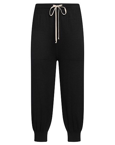 RICK OWENS Casual trouser Black 100% Cashmere