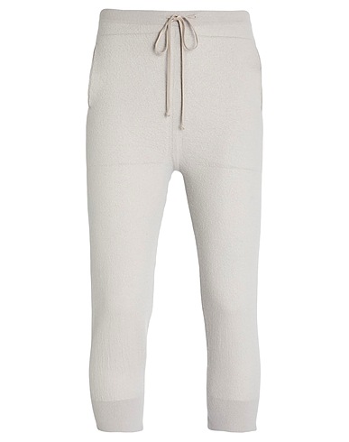 RICK OWENS Pantalone Grigio chiaro 100% Cachemire