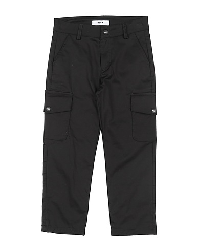 MSGM Casual pants Black 97% Cotton, 3% Elastane