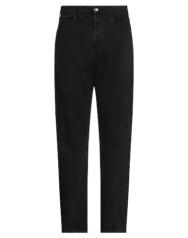 1989 STUDIO Denim trousers Black 100% Cotton