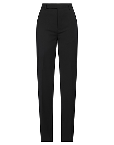 RICK OWENS Casual trouser Black 100% Virgin Wool