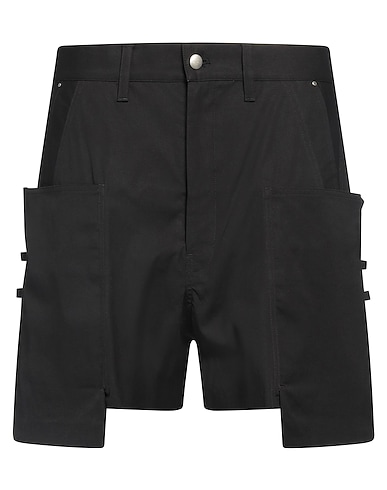RICK OWENS Shorts & Bermuda Black 100% Silk
