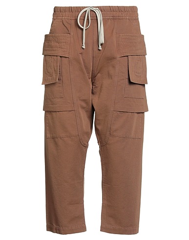DRKSHDW by RICK OWENS Casual trouser Light brown 100% Cotton