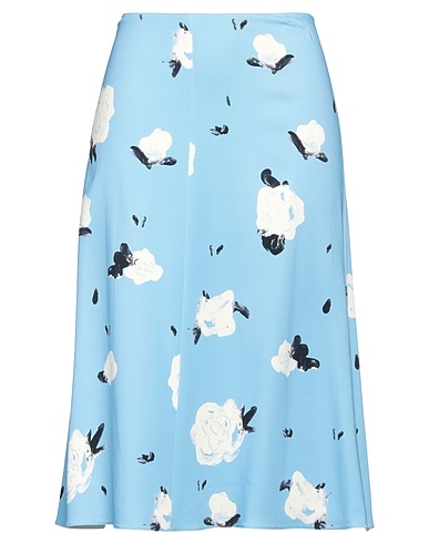 MARNI Midi-Rock Hellblau 96% Viskose, 4% Elastan