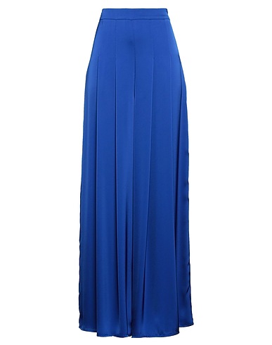 CARACTÈRE Casual pants Bright blue 97% Polyester, 3% Elastane