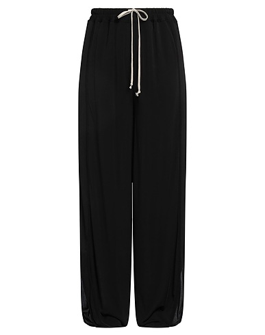 RICK OWENS Casual trouser Black 96% Cupro, 4% Elastane