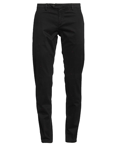 TAKESHY KUROSAWA Pantalone Nero 98% Cotone, 2% Elastan