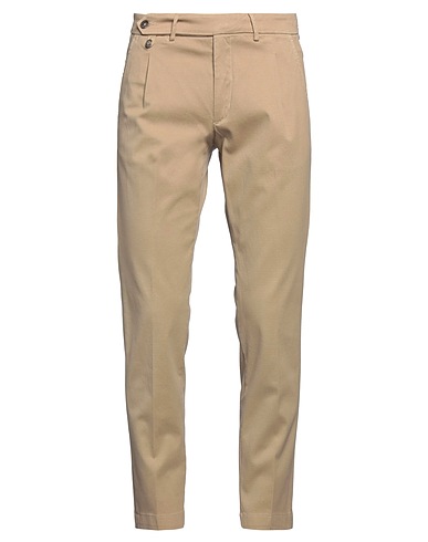 TAKESHY KUROSAWA Casual trouser Beige 98% Cotton, 2% Elastane
