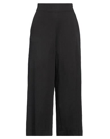 CARACTÈRE Casual trouser Black 72% Cotton, 25% Polyester, 3% Elastane