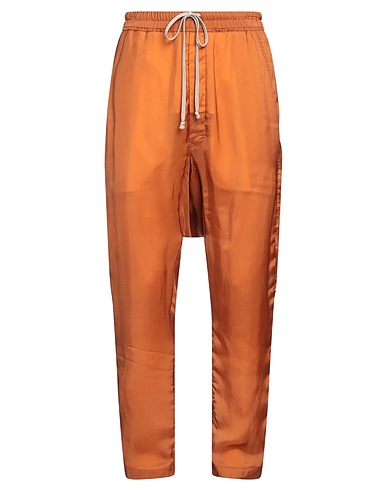 RICK OWENS Casual trouser Rust 100% Cupro