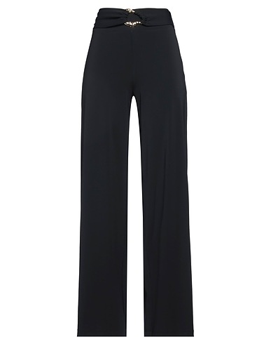 CARACTÈRE Casual trouser Black 77% Acetate, 18% Polyamide, 5% Elastane