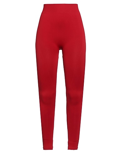 RICK OWENS Leggings Rouge 95% Polyester, 5% Élasthanne