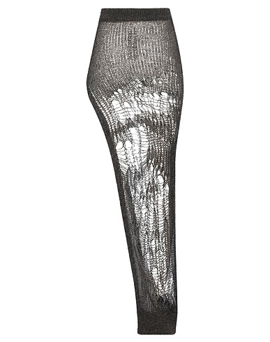 RICK OWENS Gonna lunga Antracite 50% Poliammide, 46% Lana mohair, 4% Lana