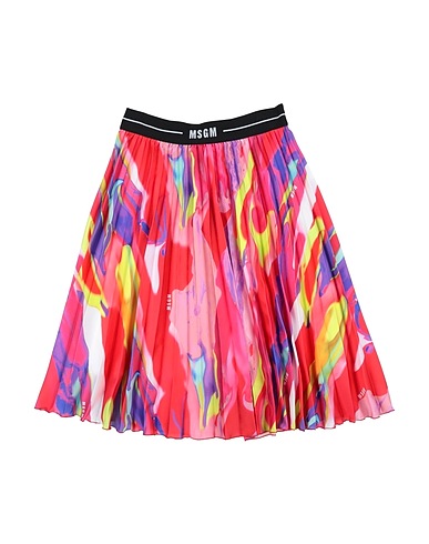 MSGM Skirt Red 100% Polyester