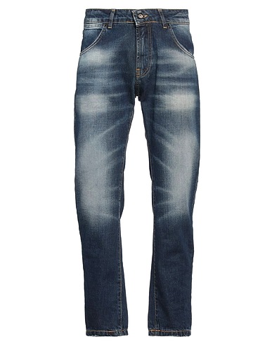 TAKE-TWO Denim pants Blue 100% Cotton