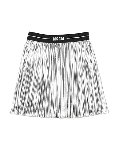 MSGM Skirt Silver 100% Polyester