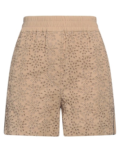 BRUNELLO CUCINELLI Shorts & Bermuda Khaki 100% Cotton, Brass