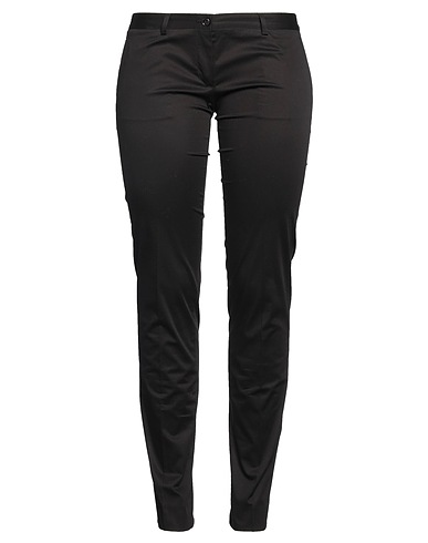 GRIFONI Casual trouser Black 97% Cotton, 3% Elastane