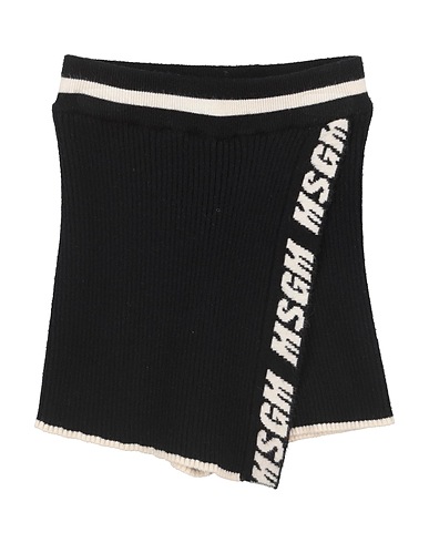 MSGM Shorts & Bermuda Black 51% Viscose, 30% Polyester, 19% Nylon