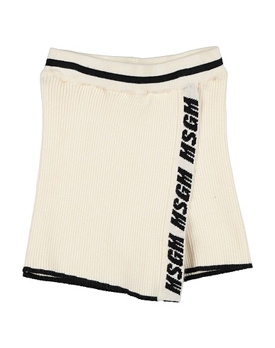 MSGM Shorts & Bermuda Ivory 51% Viscose, 30% Polyester, 19% Nylon