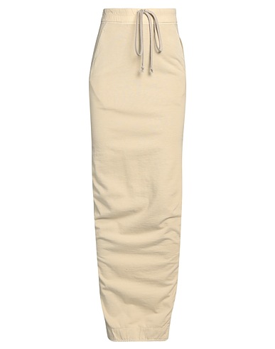 DRKSHDW by RICK OWENS Gonna lunga Beige 100% Cotone, Elastan