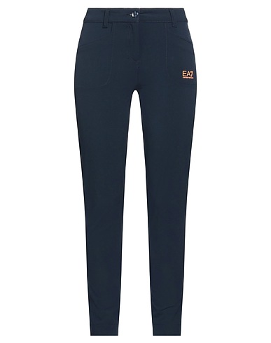 EA7 Casual trouser Navy blue 92% Polyamide, 8% Elastane