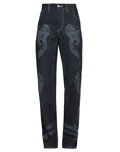 CHARLES JEFFREY LOVERBOY Denim trousers Blue 100% Cotton