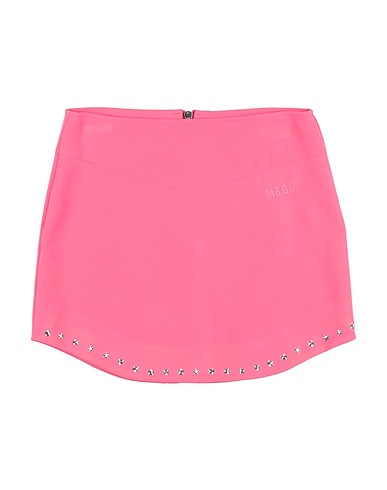 MSGM Skirt Fuchsia 95% Polyester, 5% Elastane