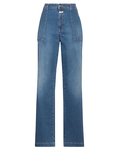 CLOSED Denim pants Blue 85% Cotton, 14% Polyester, 1% Elastane