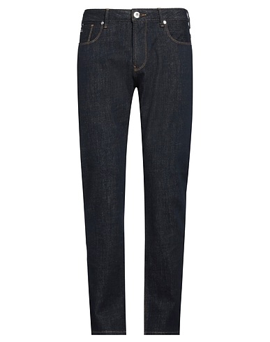 EMPORIO ARMANI Denim pants Blue 94% Cotton, 5% Polyester, 1% Elastane