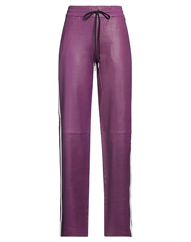 SPRWMN Casual trouser Purple 100% Lambskin