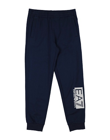 EA7 Casual trouser Navy blue 100% Cotton