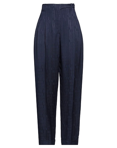 EMPORIO ARMANI Casual pants Bright blue 100% Viscose