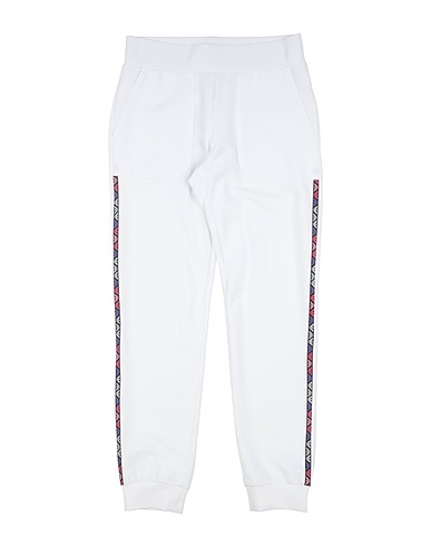 EA7 Casual trouser White 96% Cotton, 4% Elastane