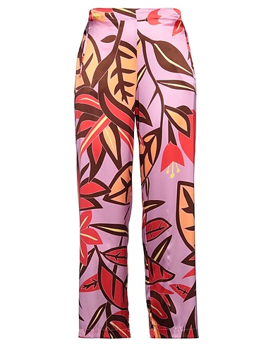NIŪ Casual pants Mauve 92% Silk, 8% Elastane