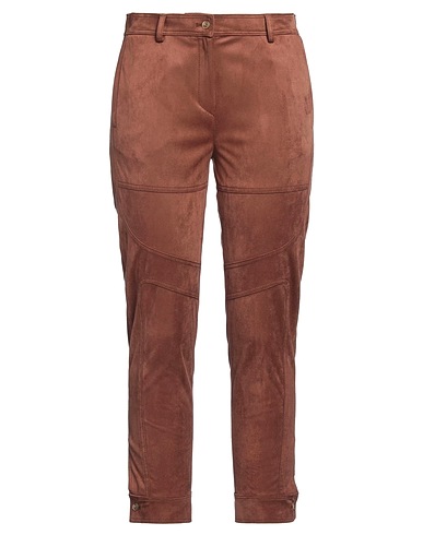 NENÈ Casual pants Brown 90% Polyester, 10% Elastane