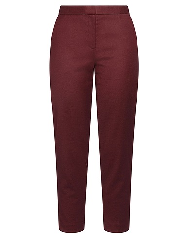 THE ROW Casual trouser Burgundy 92% Virgin Wool, 6% Nylon, 2% Elastane