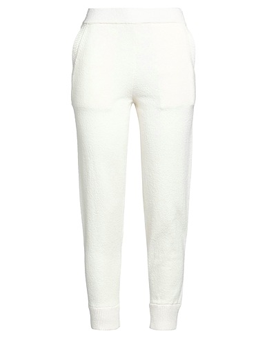 BRUNO MANETTI Casual trouser Ivory 80% Cotton, 20% Polyamide