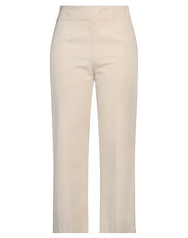 ROSSOPURO Casual trouser Beige 74% Cotton, 26% Linen