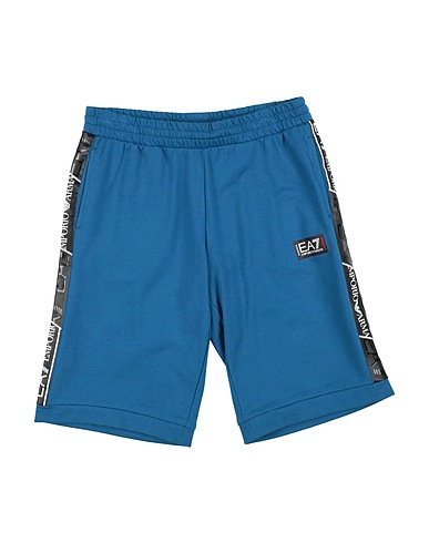 EA7 Shorts & Bermuda Slate blue 100% Cotton