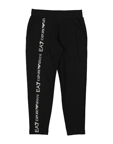 EA7 Pantalone Nero 96% Cotone, 4% Elastan