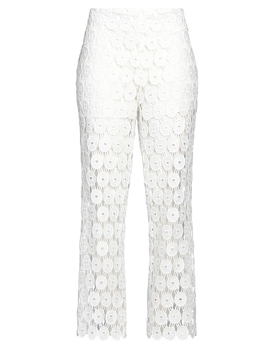 ERIKA CAVALLINI Pantalone Bianco 100% Poliestere