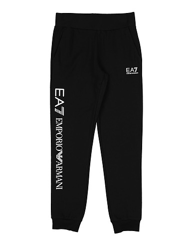 EA7 Casual trouser Black 95% Cotton, 5% Elastane