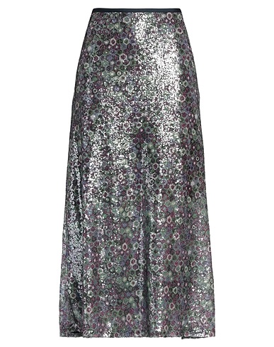 SIYU Midi skirt Plum 97% Polyester, 3% Elastane