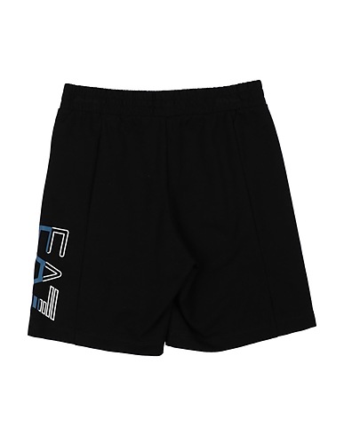 EA7 Shorts & Bermudas Schwarz 100% Baumwolle