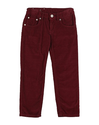 (+) PEOPLE Pantalone Bordeaux 98% Cotone, 2% Elastan